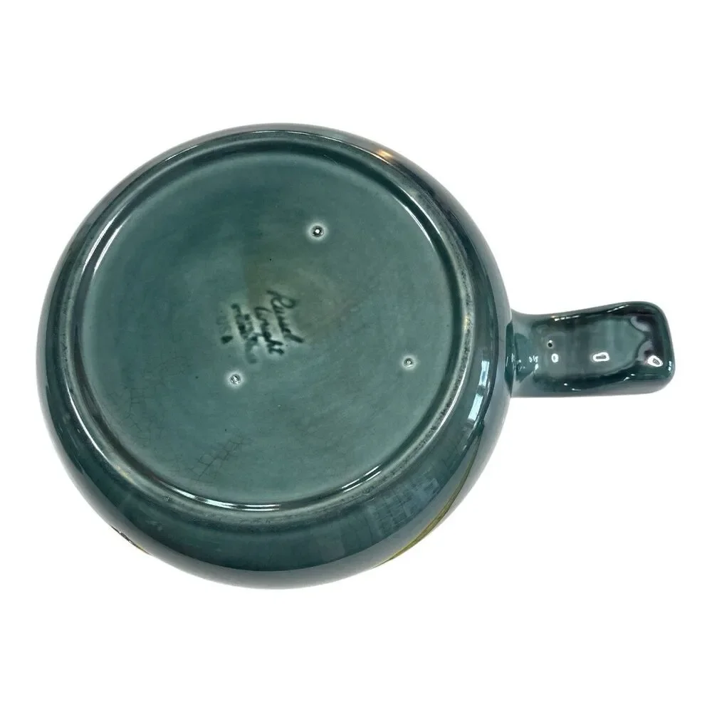 Vintage 1950s-60s Russel Wright Steubenville Bean Pot With Lid Seafoam Green
